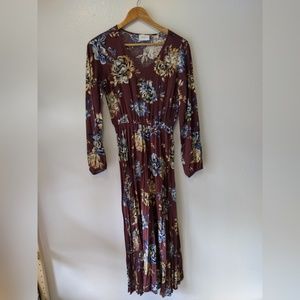 Everly Floral Long Sleeve Dress
